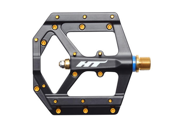HT Evo-MagTi ME03T Platformpedal Sort Mag./Titan, 102x96x11mm, 10pins, 218gr 